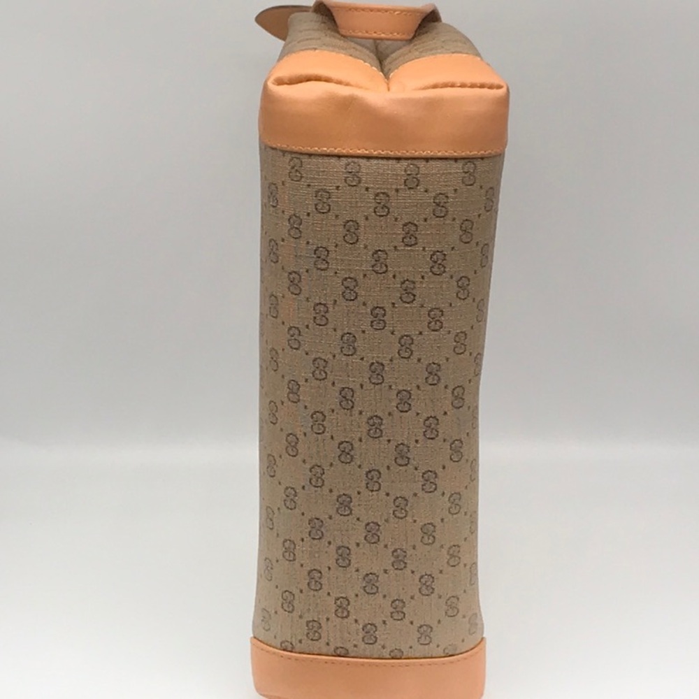 Gucci Brown Leather GG Unisex Toiletry Bag - Picture 7 of 16